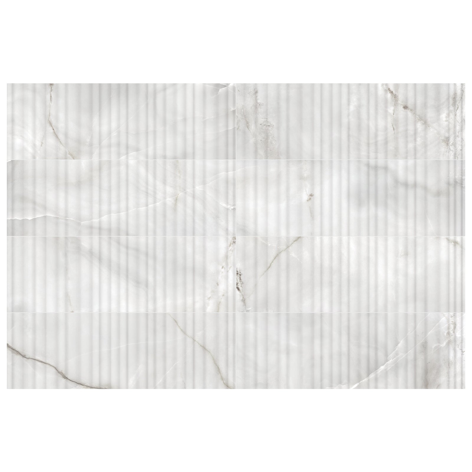 Anatolia - Raffino 12 in. x 36 in. Alto Rectified Glazed Ceramic Tile - Onyx Suave