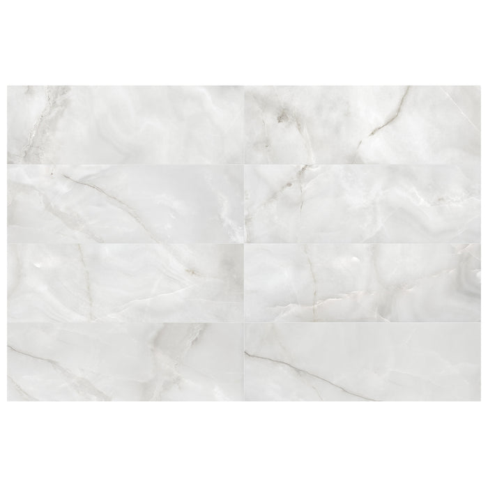 Anatolia - Raffino 12 in. x 36 in. Rectified Glazed Ceramic Tile - Onyx Suave