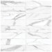 Anatolia - Raffino 3 in. x 12 in. Artisan Pressed Glazed Ceramic Tile - Statuario Valore