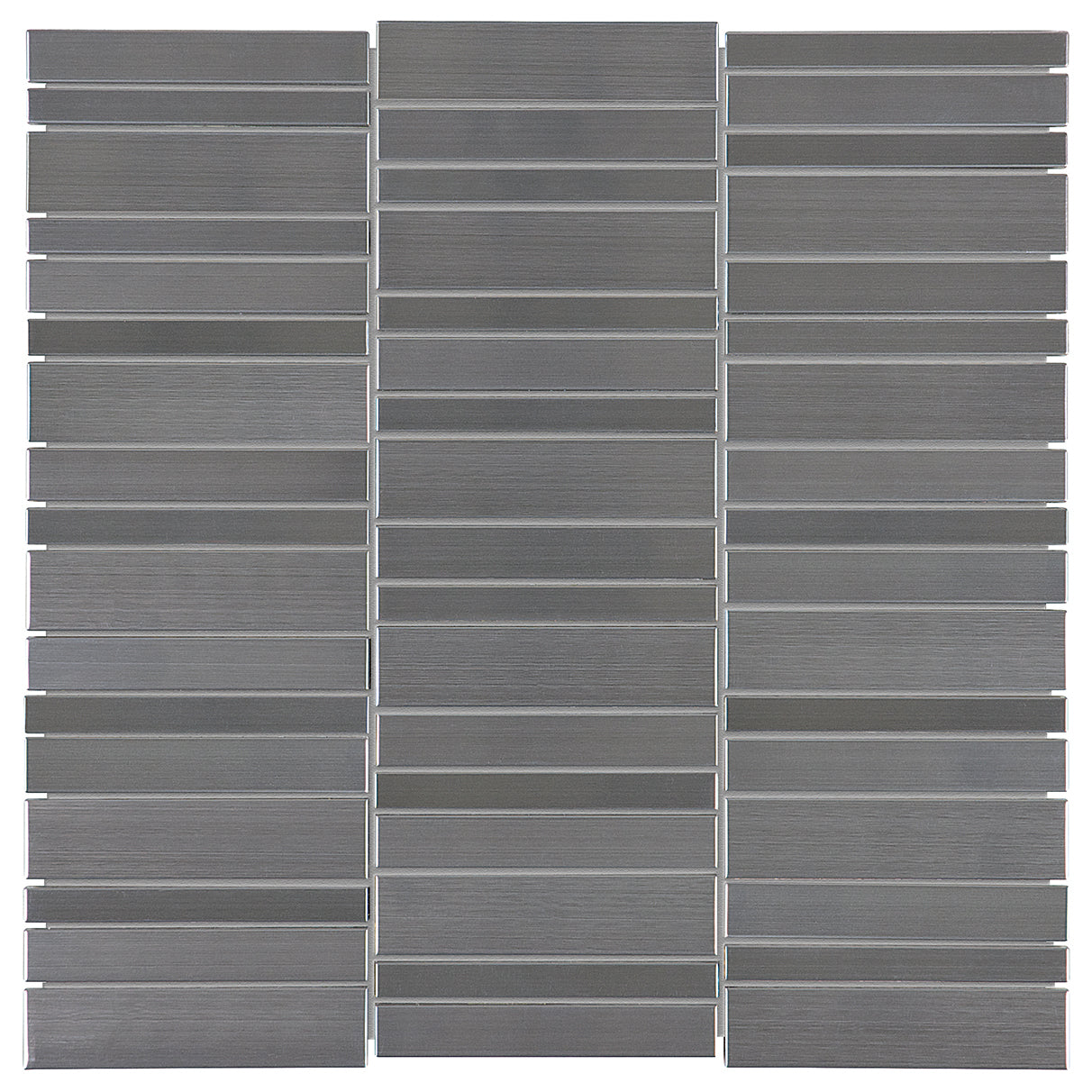 Anatolia - Stainless Steel Random Stacked Glossy Mosaic