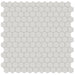 Anatolia - Soho Porcelain - 1 in. Hexagon Glazed Mosaic - Halo Grey Matte