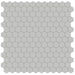 Anatolia - Soho Porcelain - 1 in. Hexagon Glazed Mosaic - Loft Grey Matte