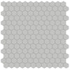 See Anatolia - Soho Porcelain - 1 in. Hexagon Glazed Mosaic - Loft Grey Matte