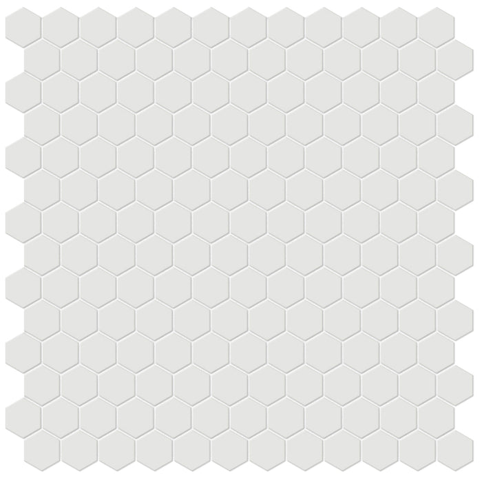 Anatolia - Soho Porcelain - 1 in. Hexagon Glazed Mosaic - Vintage Grey Matte