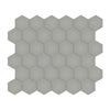 See Anatolia - Soho Porcelain - 2 in. Hexagon Glazed Mosaic - Cement Chic Matte