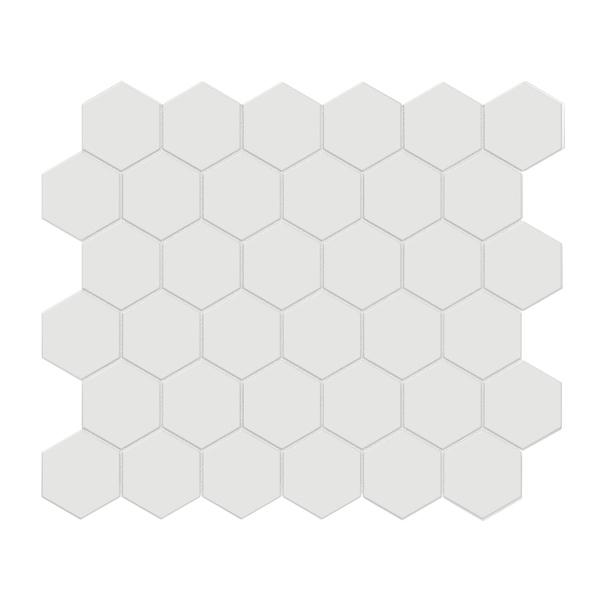 SOHO　Slimane300 Anatolia - Soho Porcelain - 2 in. Hexagon Glazed Mosaic - Vintage