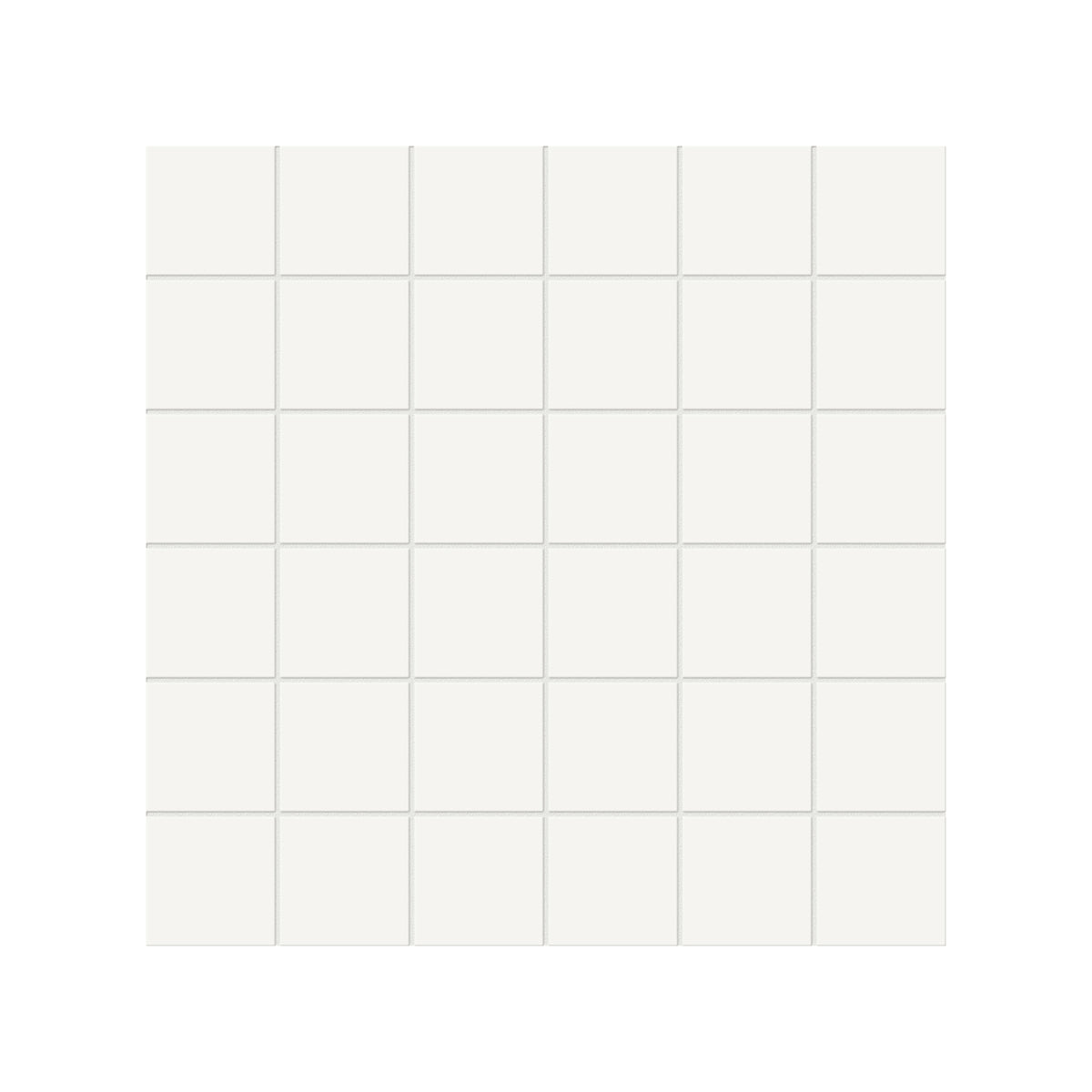 Anatolia - Soho Porcelain 2 in. x 2 in. Glazed Mosaic - Canvas White Matte