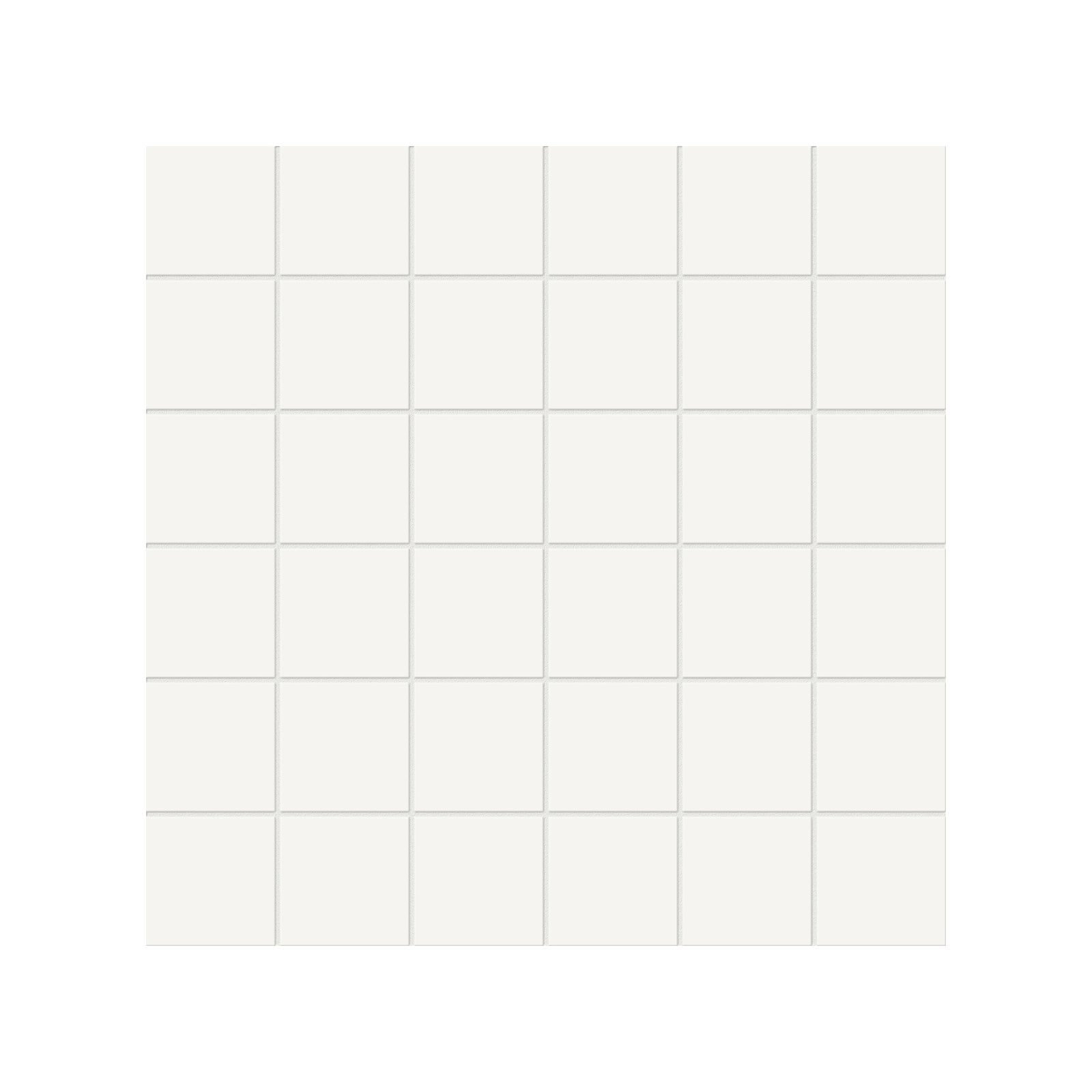 Anatolia - Soho Porcelain 2 in. x 2 in. Glazed Mosaic - Canvas White Matte