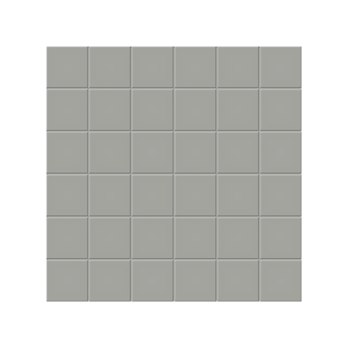 Anatolia - Soho Porcelain 2 in. x 2 in. Glazed Mosaic - Cement Chic Matte