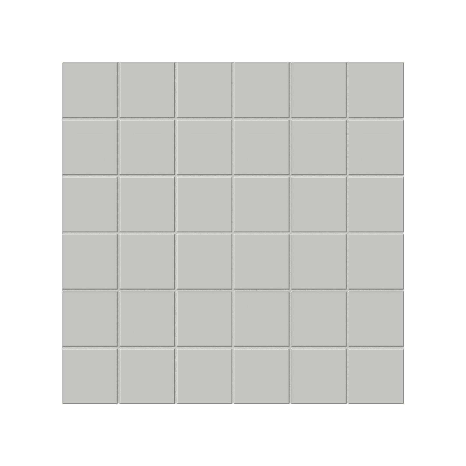 Anatolia - Soho Porcelain 2 in. x 2 in. Glazed Mosaic - Loft Grey Matte