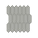 Anatolia - Soho Porcelain 2 in. x 5 in. Picket Mosaic - Cement Chic Glossy
