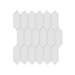 Anatolia - Soho Porcelain 2 in. x 5 in. Picket Mosaic - Gallery Grey Glossy