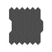 Anatolia - Soho Porcelain 2 in. x 5 in. Picket Mosaic - Retro Black Glossy