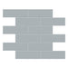 Anatolia - Soho Porcelain 2 in. x 6 in. Brick Mosaic - Cloud Blue Matte