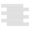 See Anatolia - Soho Porcelain 2 in. x 6 in. Brick Mosaic - Gallery Grey Matte