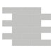 Anatolia - Soho Porcelain 2 in. x 6 in. Brick Mosaic - Loft Grey Matte