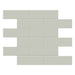 Anatolia - Soho Porcelain 2 in. x 6 in. Brick Mosaic - Soft Sage Matte