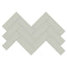 Anatolia - Soho Porcelain 2 in. x 6 in. Herringbone Mosaic - Soft Sage Glossy