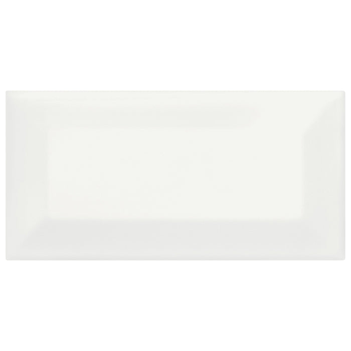 Anatolia - Soho Collection 3 in. x 6 in. Beveled Wall Tile - Canvas White Glossy