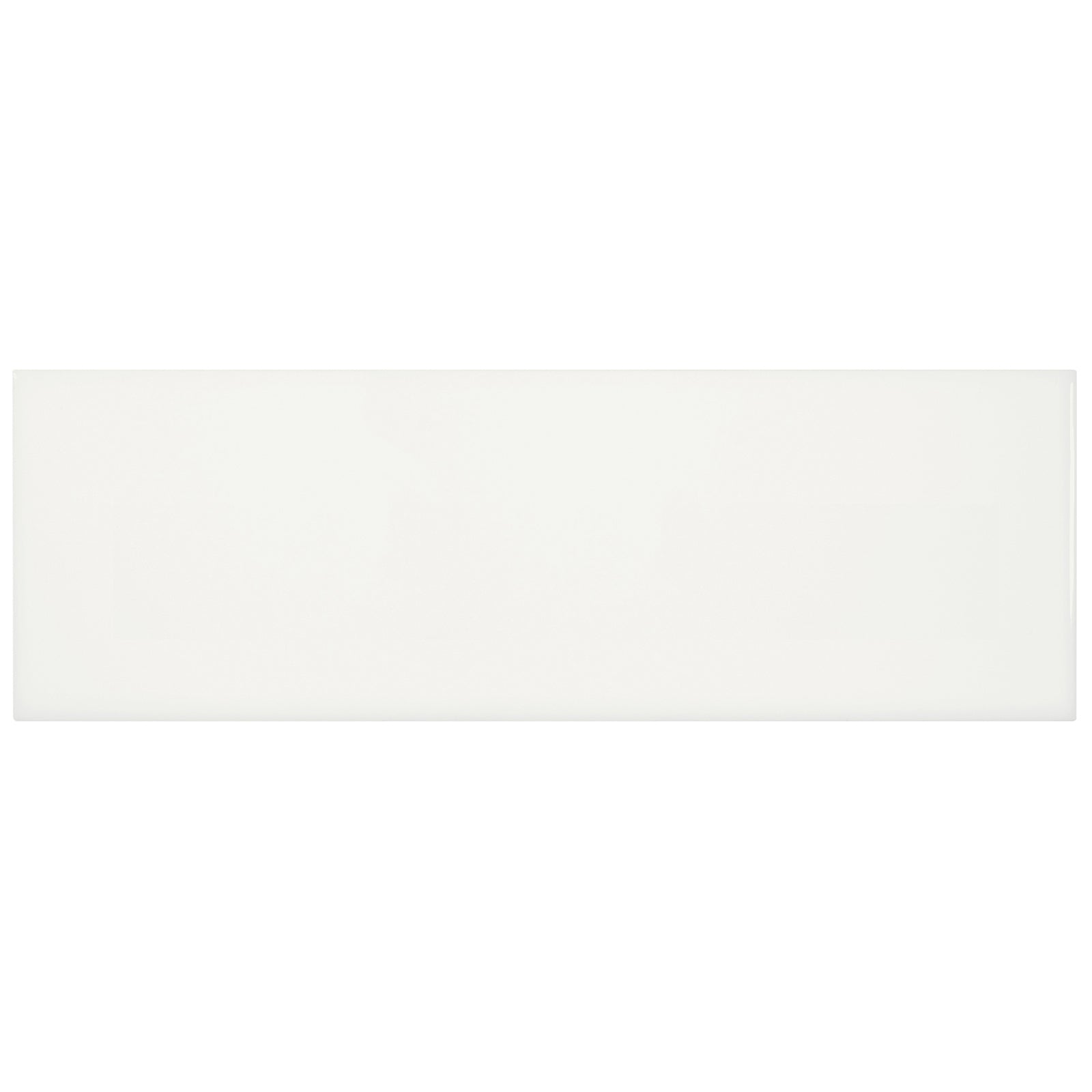 Anatolia - Soho Collection 4 in. x 12 in. Wall Tile - Canvas White Glossy