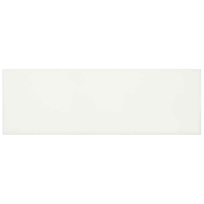 Anatolia - Soho Collection 4 in. x 12 in. Wall Tile - Canvas White Glossy