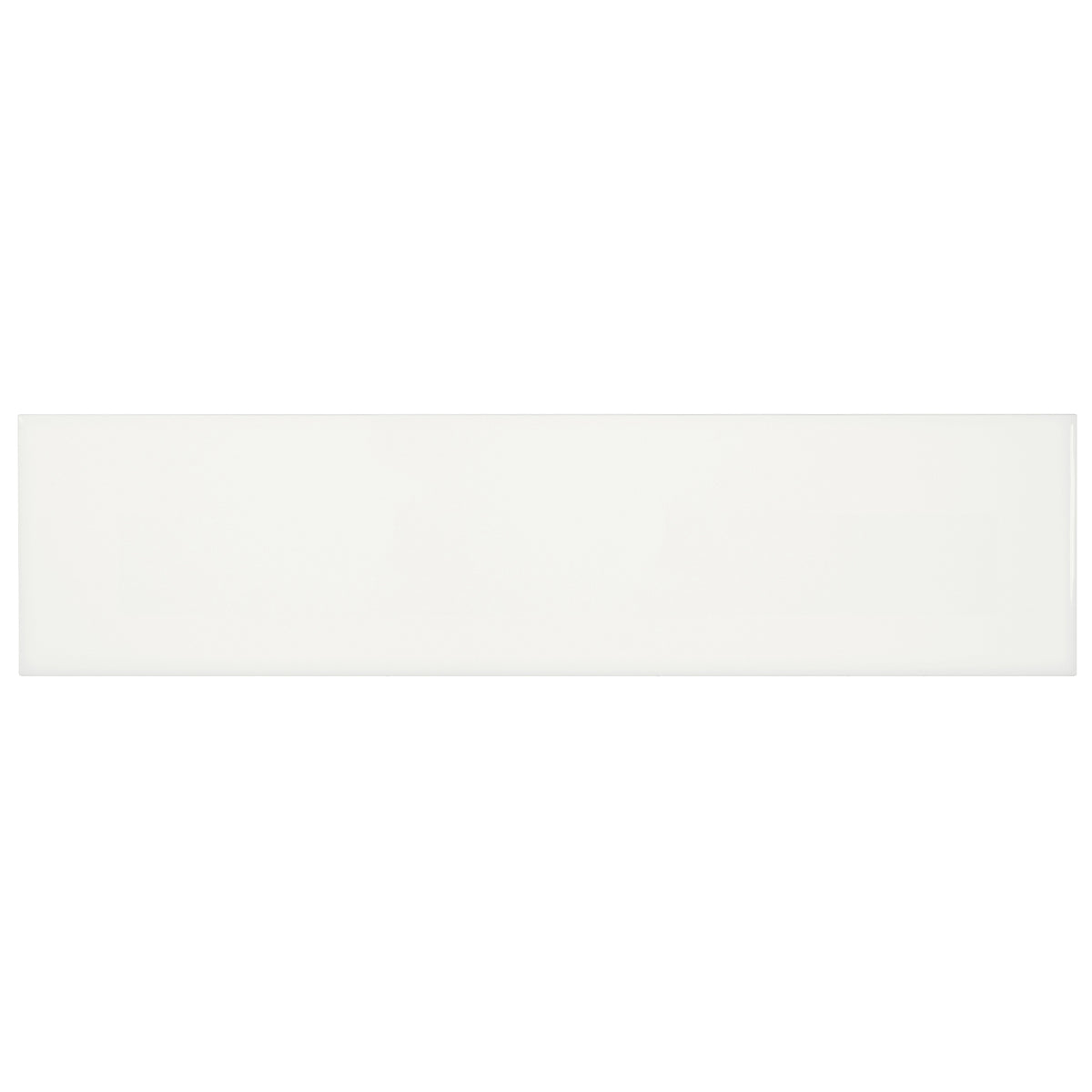 Anatolia - Soho Collection 4 in. x 16 in. Wall Tile - Canvas White Glossy