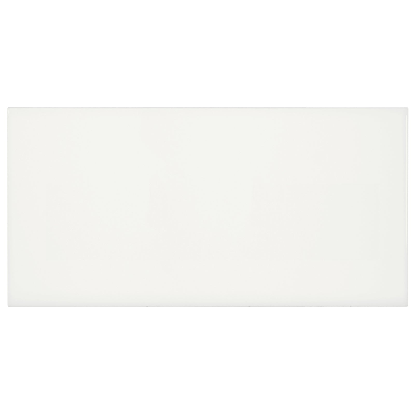 Anatolia - Soho Collection 8 in. x 16 in. Wall Tile - Canvas White Glossy