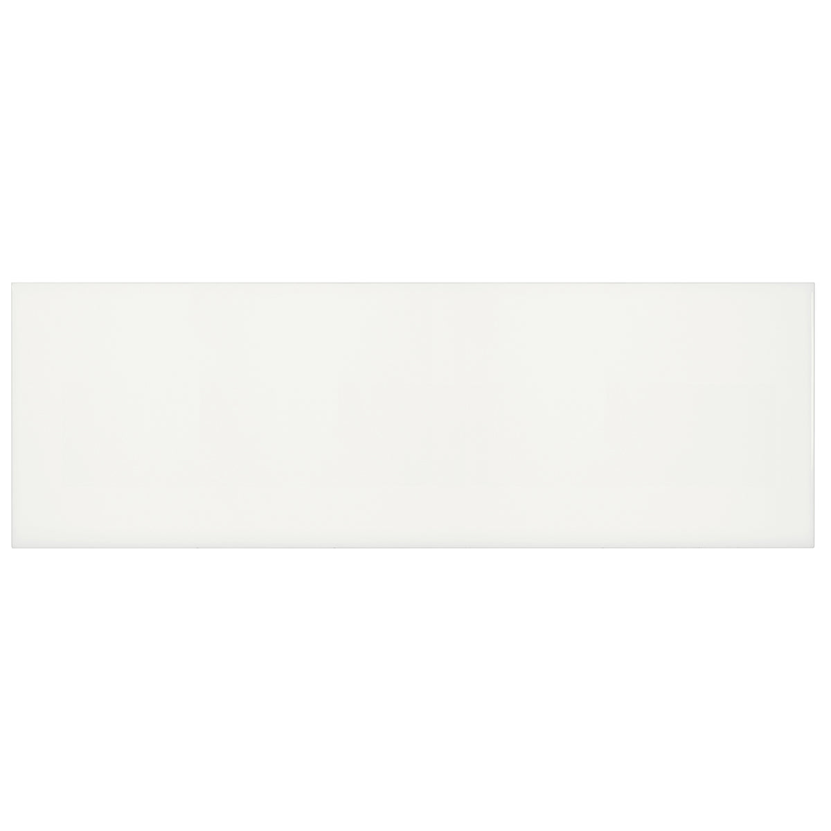 Anatolia - Soho Collection 8 in. x 24 in. Wall Tile - Canvas White Glossy