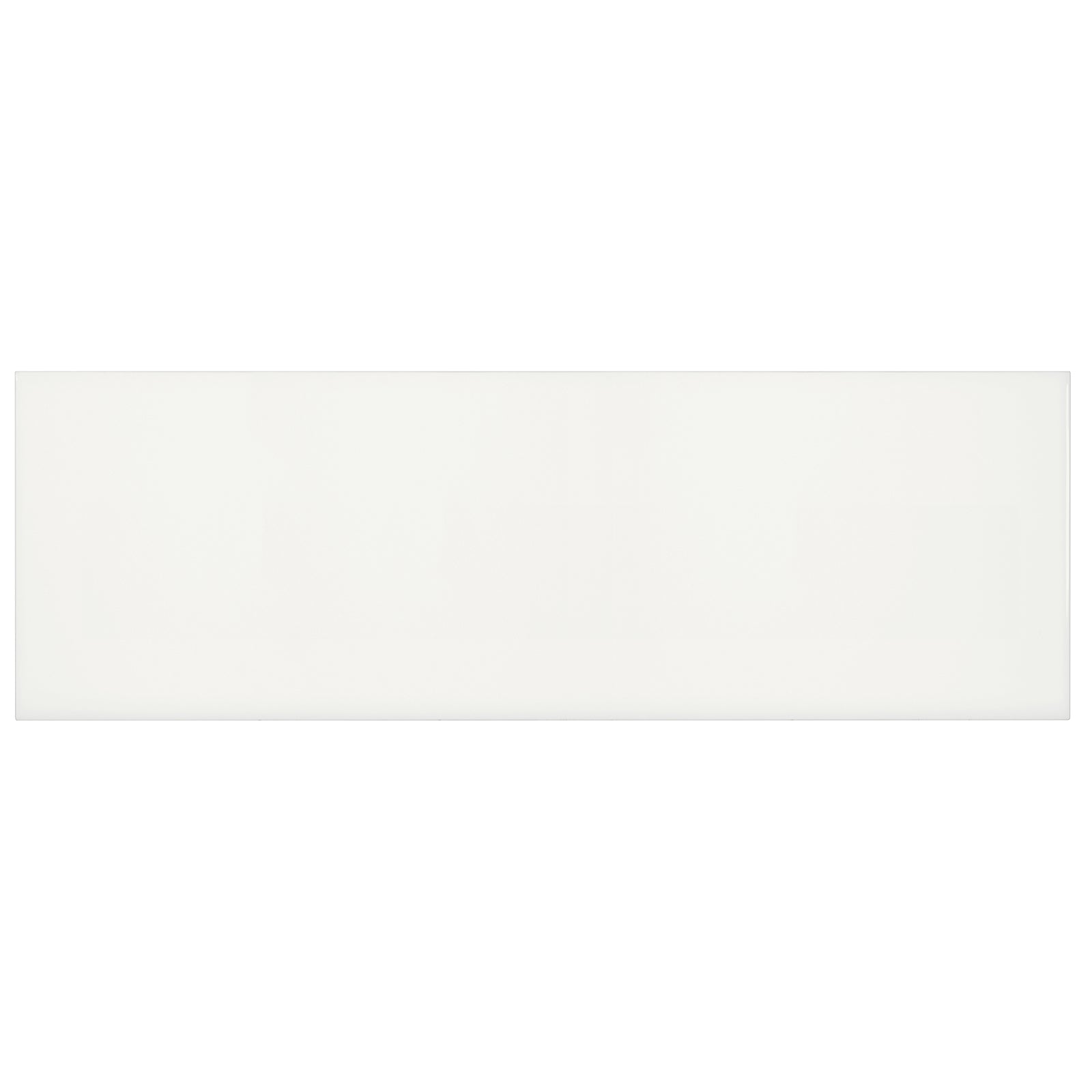 Anatolia - Soho Collection 8 in. x 24 in. Wall Tile - Canvas White Glossy