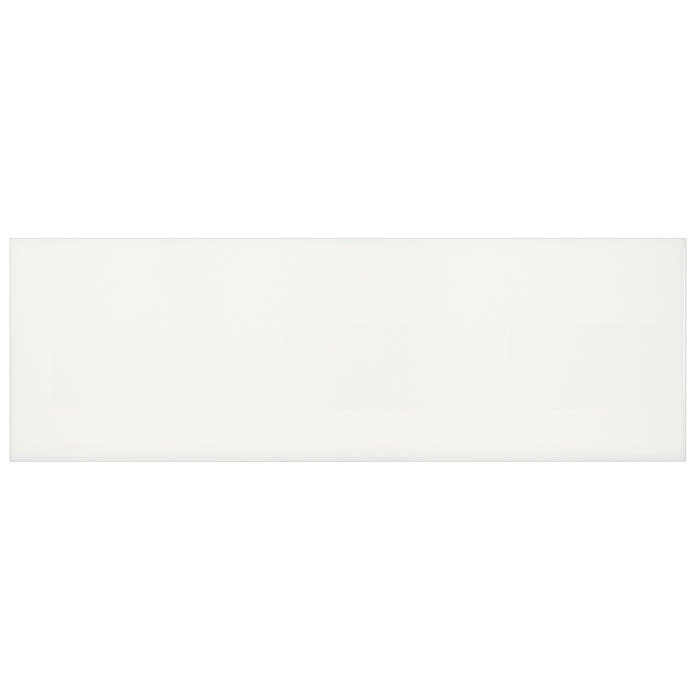 Anatolia - Soho Collection 8 in. x 24 in. Wall Tile - Canvas White Glossy
