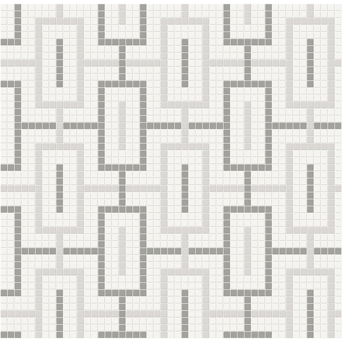 Anatolia - Soho Porcelain - Chain Pattern Mosaic - Evening Blend Matte