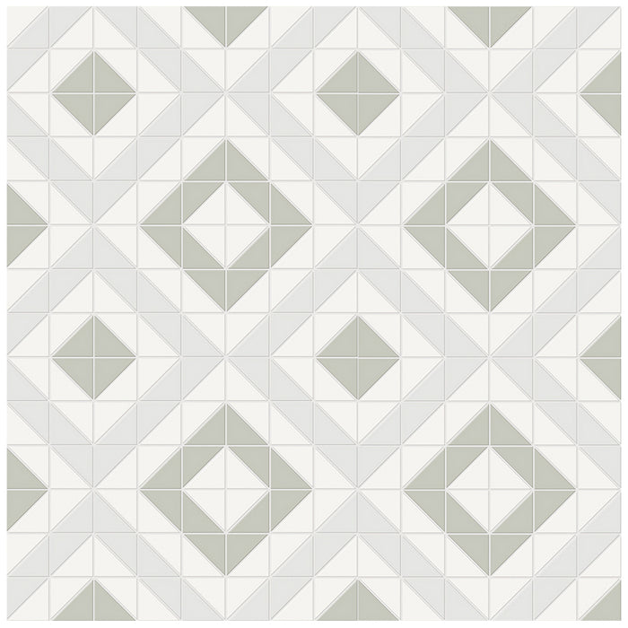 Anatolia - Soho Porcelain - Cubic Pattern Mosaic - Morning Blend Matte