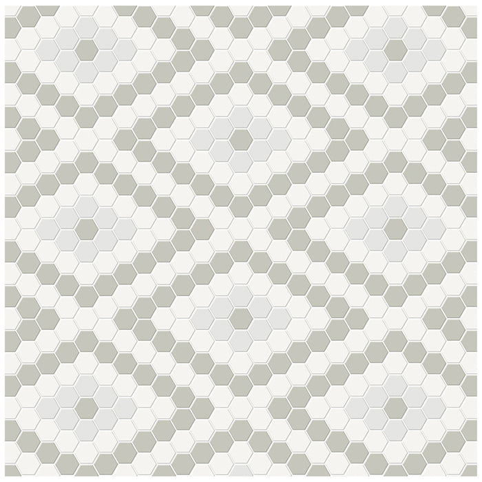 Anatolia - Soho Porcelain - Diamond Pattern Mosaic - Morning Blend Matte