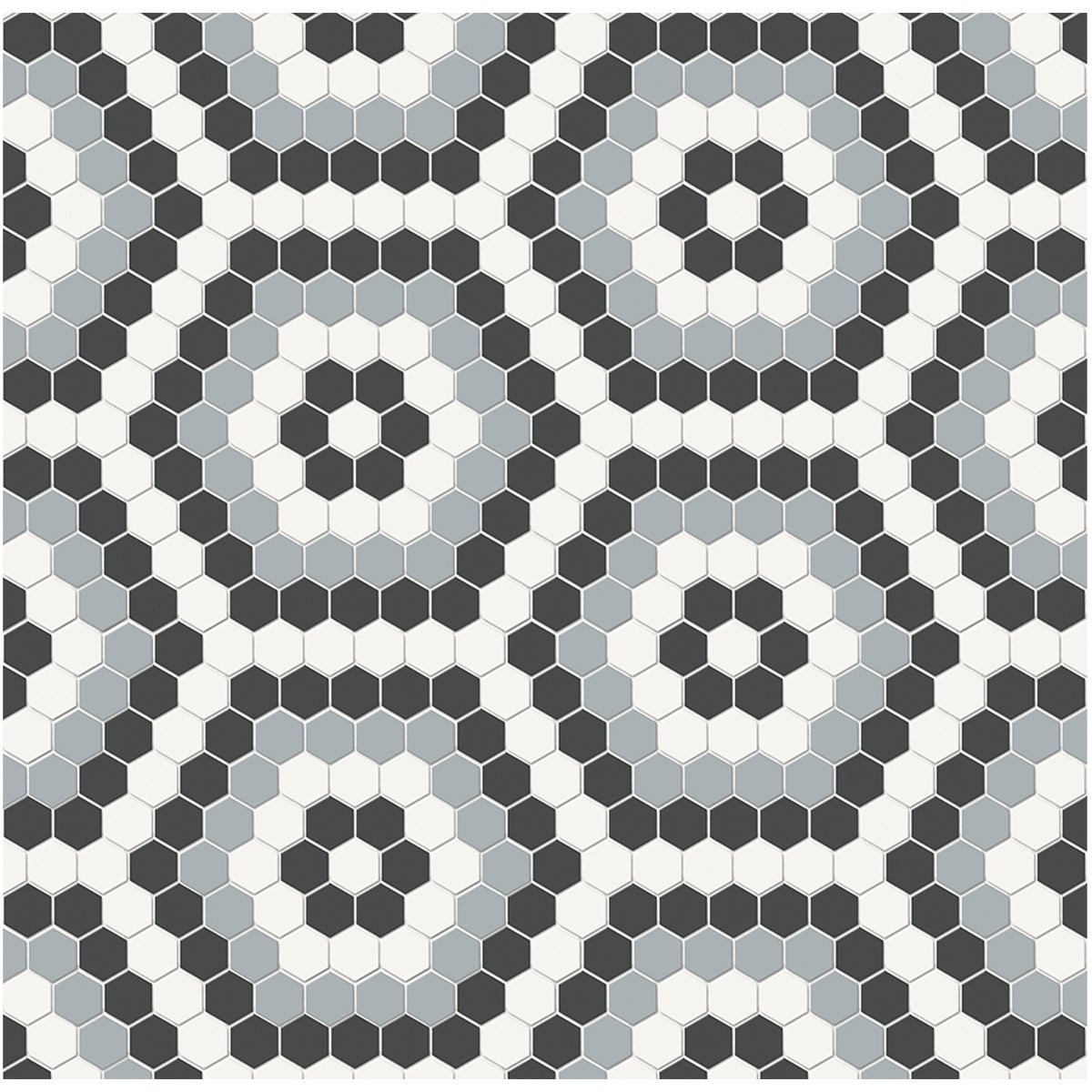 Anatolia - Soho Porcelain - Hexagon Pattern Mosaic - Dawn Blend Matte