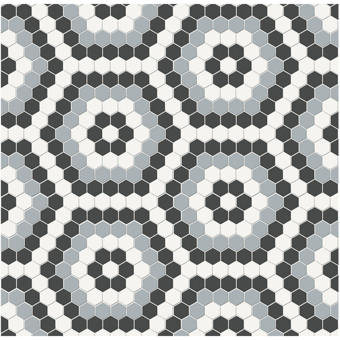Anatolia - Soho Porcelain - Hexagon Pattern Mosaic - Dawn Blend Matte
