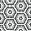 See Anatolia - Soho Porcelain - Hexagon Pattern Mosaic - Dawn Blend Matte