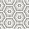 See Anatolia - Soho Porcelain - Hexagon Pattern Mosaic - Evening Blend Matte