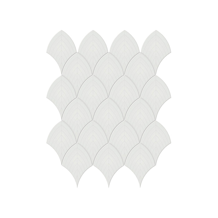 Anatolia - Soho Porcelain - Scallop Glazed Mosaic - Vintage Grey Glossy
