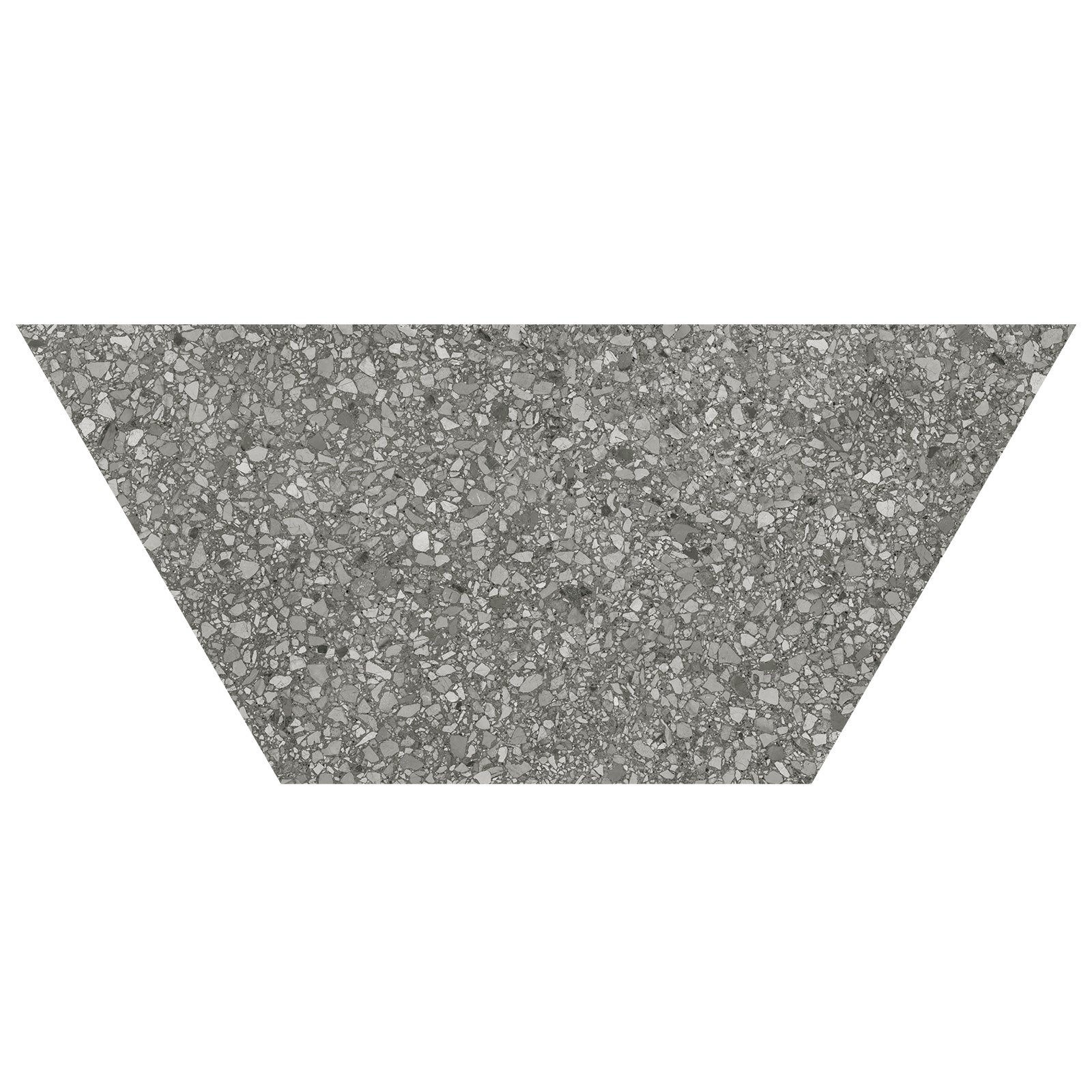 Anatolia - Station - 10 in. x 24 in. Half Hexagon Color Body Porcelain Tile - Shadow