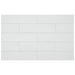 Anatolia - Teramoda 3 in. x 12 in. Pressed Glazed Ceramic Wall Tile - Powder Glossy