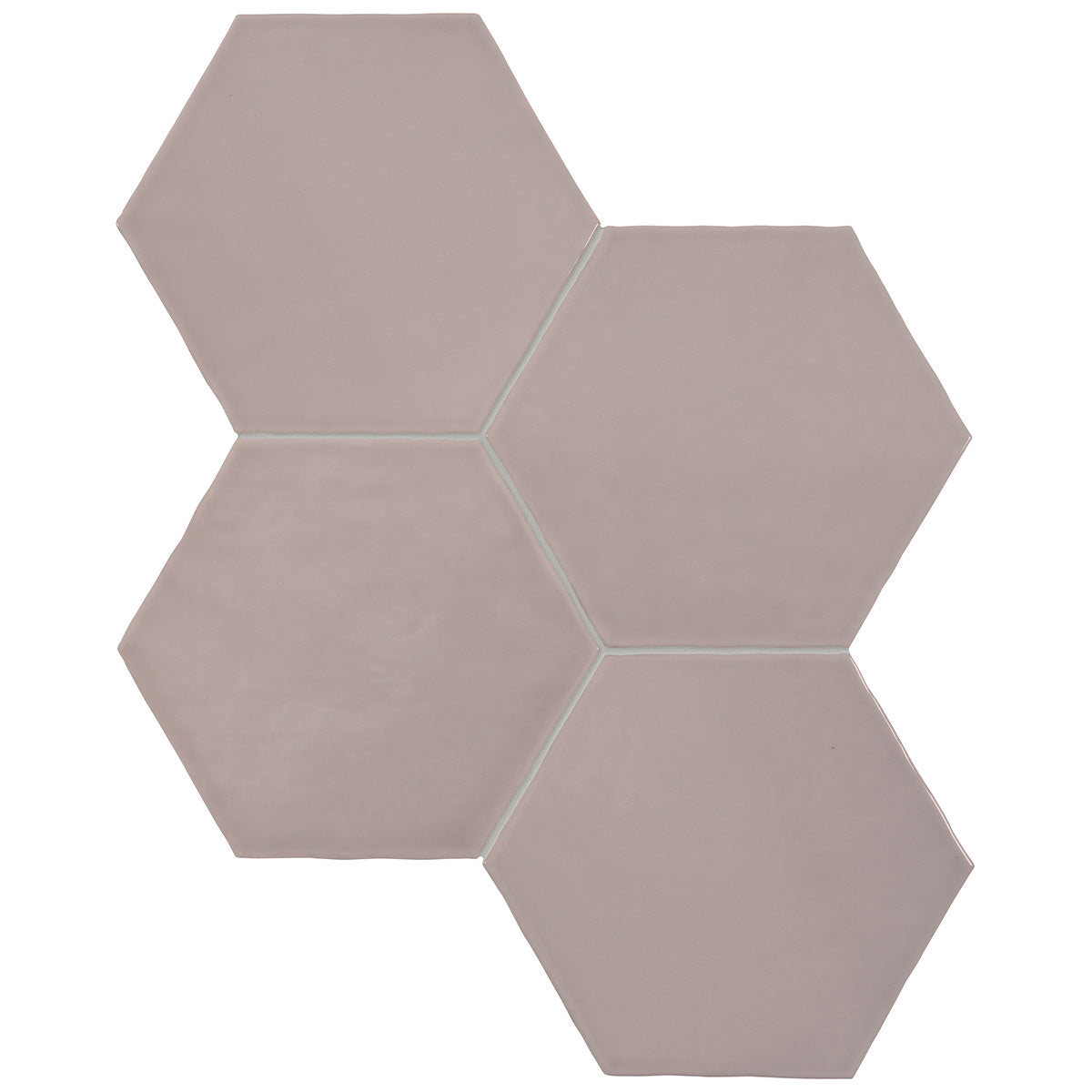 Anatolia - Teramoda 6 in. Hexagon Glazed Ceramic Wall Tile - Petal Glossy