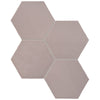 See Anatolia - Teramoda 6 in. Hexagon Glazed Ceramic Wall Tile - Petal Glossy