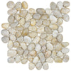 See Anatolia - Zen, Pebbles Natural Pebble Mosaic - Fiji Cream
