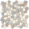 See Anatolia - Zen, Pebbles Natural Pebble Mosaic - Harmony Warm Blend