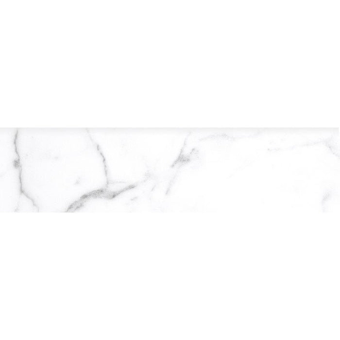 Anatolia Mayfair 3 in. x 12 in. HD Porcelain Bullnose - Statuario Venato (Polished)