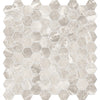 See Anatolia Mayfair 1.25 in. x 1.25 in. HD Porcelain Hexagon Mosaics - Stella Argento (Polished)