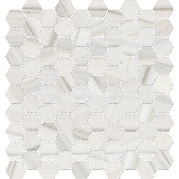 Anatolia Mayfair 1.25 in. x 1.25 in. HD Porcelain Hexagon Mosaics - Zebrino (Polished)