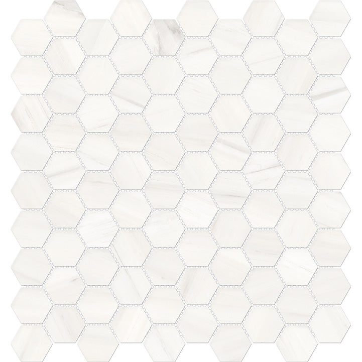 Anatolia Mayfair 1.25 in. x 1.25 in. HD Porcelain Hexagon Mosaics - Suave Bianco (Polished)