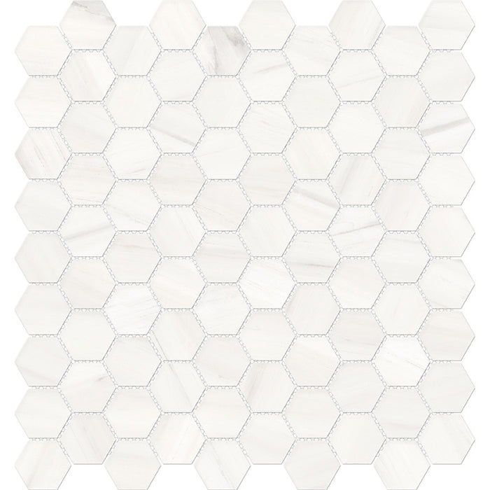 Anatolia Mayfair 1.25 in. x 1.25 in. HD Porcelain Hexagon Mosaics - Suave Bianco (Polished)