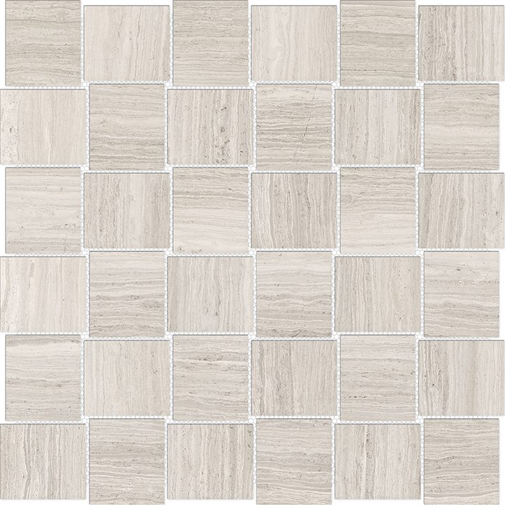 Anatolia Mayfair 2 in. x 2 in. HD Porcelain Basketweave Mosaics - Strada Ash (Polished)